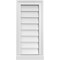 Ekena Millwork Vertical Surface Mount PVC Gable Vent w/ 2"W x 2"H , Brickmould Sill Frame, 12"W x 26"H GVPVE12X2603SN - alternate 1